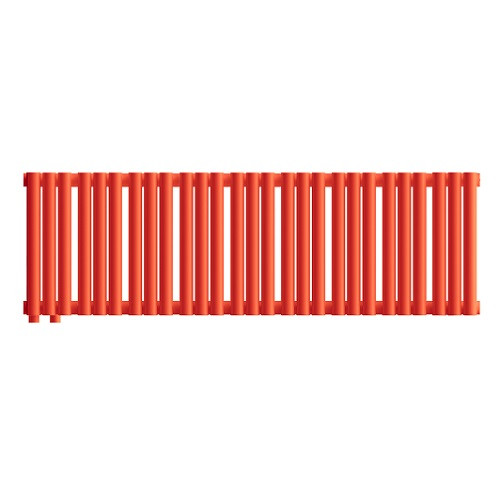 Стальной трубчатый радиатор отопления Empatiko Takt L1-1072-200 Scarlet Red