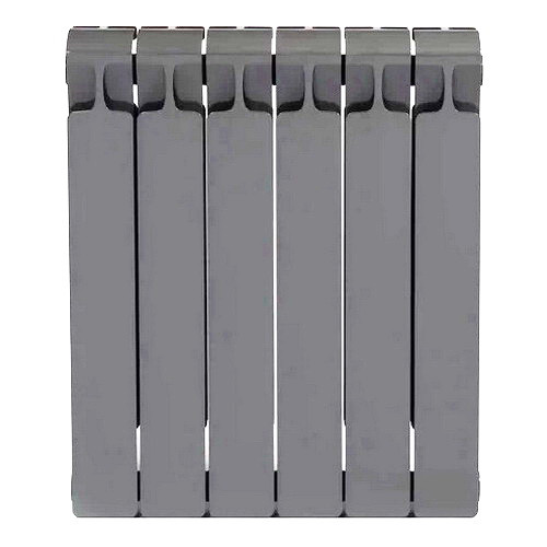 Биметаллический радиатор отопления Rifar Monolit 500 8 секций Титан Биметаллический радиатор отопления Rifar Monolit 500 8 секций Титан