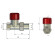 Комплект ​Vario Term ELEGANT проходной ELGS0224C/FP GW 1/2" х GZ 1/2" Чёрный матовый