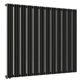 Стальной трубчатый радиатор отопления Empatiko Takt L1-1432-1750 Coal Black