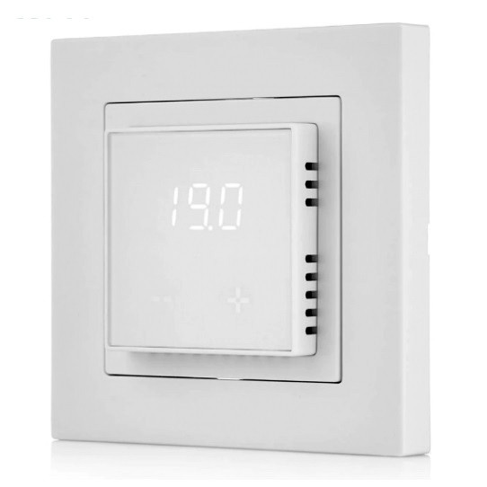 Терморегулятор электронный сенсорный Ergert ETR-340W с Wi-Fi Белый Терморегулятор электронный сенсорный Ergert ETR-340W с Wi-Fi Белый