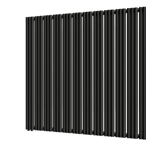 Стальной трубчатый радиатор отопления Empatiko Takt L1-1552-1750 Coal Black