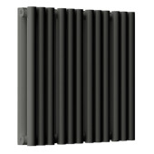 Стальной трубчатый радиатор отопления Empatiko Takt S2-472-300 Coal Black  Стальной трубчатый радиатор отопления Empatiko Takt S2-472-300 Coal Black
