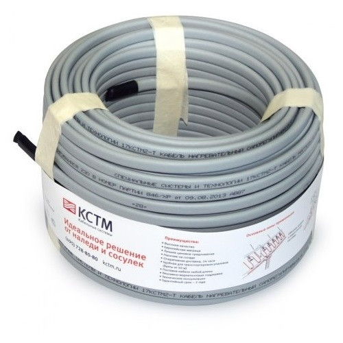 Саморегулирующийся кабель 17КСТМ2-Т с экраном из медных лужёных проволок (на отрез) Саморегулирующийся кабель 17КСТМ2-Т с экраном из медных лужёных проволок (на отрез)