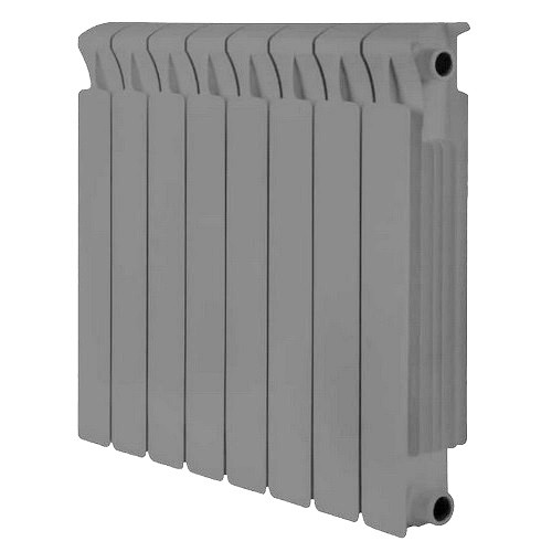 Биметаллический радиатор отопления Rifar Monolit 500 12 секций Титан Биметаллический радиатор отопления Rifar Monolit 500 12 секций Титан