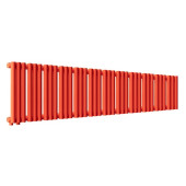 Стальной трубчатый радиатор отопления Empatiko Takt L1-1432-200 Scarlet Red