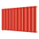 Стальной трубчатый радиатор отопления Empatiko Takt L1-1312-500 Scarlet Red