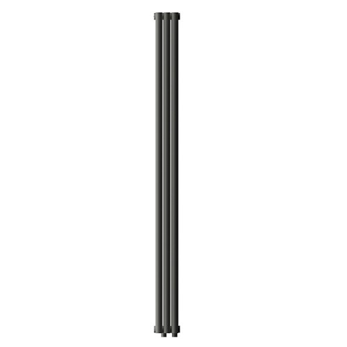 Стальной трубчатый радиатор отопления Empatiko Takt R1-112-2000 Coal Black Стальной трубчатый радиатор отопления Empatiko Takt R1-112-2000 Coal Black