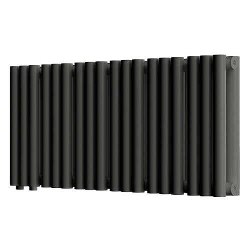 Стальной трубчатый радиатор отопления Empatiko Takt LR2-712-200 Coal Black