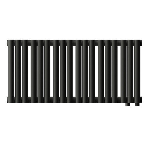 Стальной трубчатый радиатор отопления Empatiko Takt LR2-712-200 Coal Black