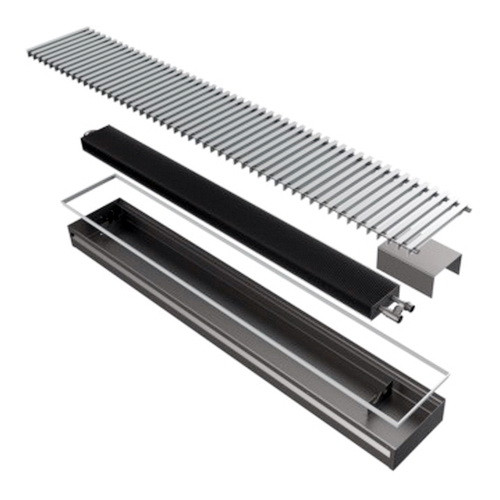 Конвектор внутрипольный КЗТО Бриз 380x100x1800 Конвектор внутрипольный КЗТО Бриз 380x100x1800