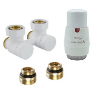 Комплект Vario Term PREMIUM ELEGANCKIE угловой EPRNYGS0206C/FK GW 3/4" х GZ 3/4" Белый Комплект Vario Term PREMIUM ELEGANCKIE угловой EPRNYGS0206C/FK GW 3/4" х GZ 3/4" Белый