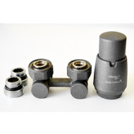 Комплект Vario Term PREMIUM ELEGANCKIE угловой EPRNYGS0205C/FK GW 3/4" х GZ 3/4" Титан Комплект Vario Term PREMIUM ELEGANCKIE угловой EPRNYGS0205C/FK GW 3/4" х GZ 3/4" Титан