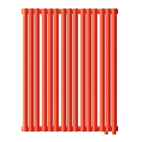 Стальной трубчатый радиатор отопления Empatiko Takt R1-592-500 Scarlet Red Стальной трубчатый радиатор отопления Empatiko Takt R1-592-500 Scarlet Red