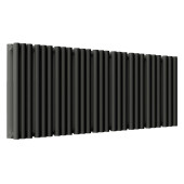 Стальной трубчатый радиатор отопления Empatiko Takt S2-1072-300 Coal Black  Стальной трубчатый радиатор отопления Empatiko Takt S2-1072-300 Coal Black