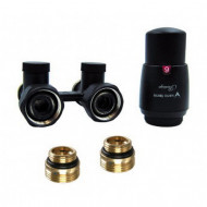 Комплект Vario Term PREMIUM ELEGANCKIE угловой EPRNYGS0224C/FK GW 3/4" х GZ 3/4" Чёрный матовый Комплект Vario Term PREMIUM ELEGANCKIE угловой EPRNYGS0224C/FK GW 3/4" х GZ 3/4" Чёрный матовый