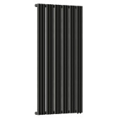 Стальной трубчатый радиатор отопления Empatiko Takt R1-712-2000 Coal Black