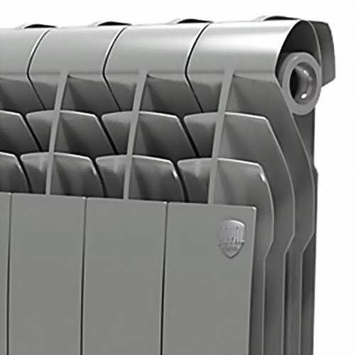Биметаллический радиатор отопления Royal Thermo Biliner 500 Silver Satin 4 секции  Биметаллический радиатор отопления Royal Thermo Biliner 500 Silver Satin 4 секции