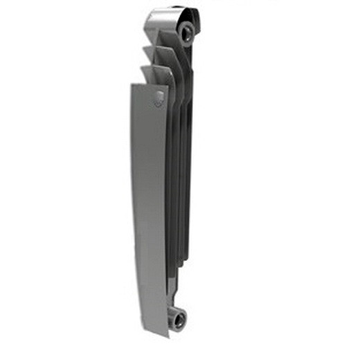 Биметаллический радиатор отопления Royal Thermo Biliner 500 Silver Satin 4 секции  Биметаллический радиатор отопления Royal Thermo Biliner 500 Silver Satin 4 секции