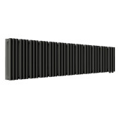 Стальной трубчатый радиатор отопления Empatiko Takt LR2-2032-200 Coal Black Стальной трубчатый радиатор отопления Empatiko Takt LR2-2032-200 Coal Black