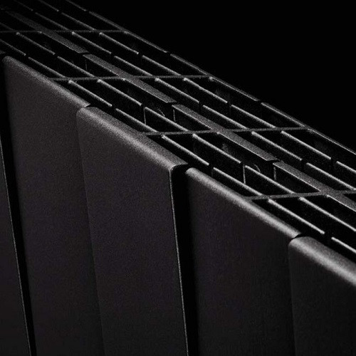 Биметаллический радиатор отопления Royal Thermo PianoForte 500 Noir Sable 4 секции Биметаллический радиатор отопления Royal Thermo PianoForte 500 Noir Sable 4 секции