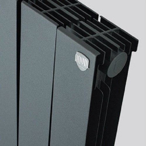 Биметаллический радиатор отопления Royal Thermo PianoForte 500 Noir Sable 4 секции Биметаллический радиатор отопления Royal Thermo PianoForte 500 Noir Sable 4 секции