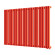 Стальной трубчатый радиатор отопления Empatiko Takt R1-1072-500 Scarlet Red