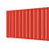 Стальной трубчатый радиатор отопления Empatiko Takt L1-2032-500 Scarlet Red