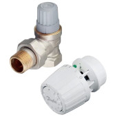 Комплект терморегулирующего оборудования Danfoss RTR-G / RTR 7091 ДУ-20 мм угловой, для однотрубной системы