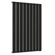 Стальной трубчатый радиатор отопления Empatiko Takt R1-1072-2000 Coal Black