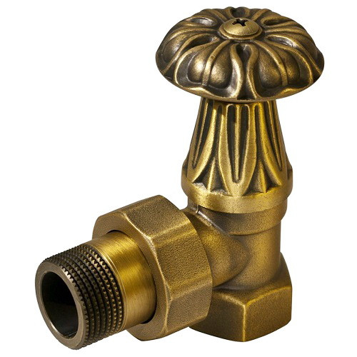 Вентиль декоративный угловой верхний RETROstyle латунный RS 217A 1/2"