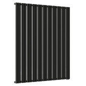 Стальной трубчатый радиатор отопления Empatiko Takt R1-1312-2000 Coal Black