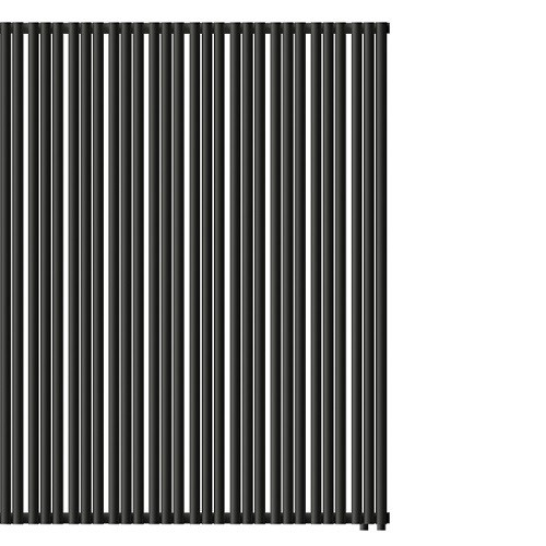 Стальной трубчатый радиатор отопления Empatiko Takt R1-1312-2000 Coal Black