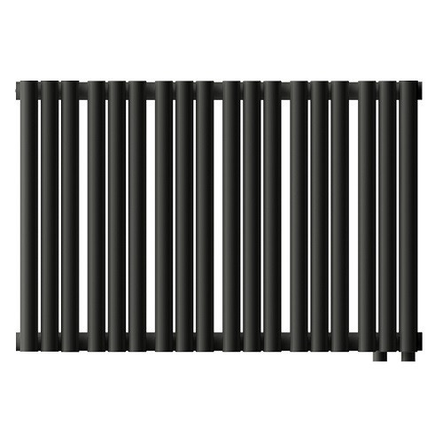 Стальной трубчатый радиатор отопления Empatiko Takt LR2-712-300 Coal Black