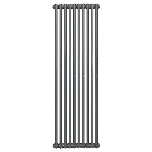 Стальной трубчатый радиатор отопления IRSAP TESI 21800 T30 6 секций, серый Манхэттен