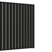 Стальной трубчатый радиатор отопления Empatiko Takt R1-1552-2000 Coal Black