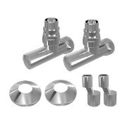 Комплект: вентиль г/ш 3/4х1/2(2шт), эксцентрик 3/4х1/2(2шт), отражатель 3/4(2шт)