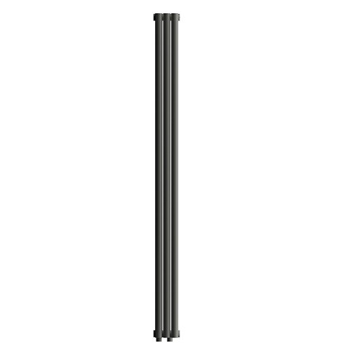 Стальной трубчатый радиатор отопления Empatiko Takt L1-112-2000 Coal Black Стальной трубчатый радиатор отопления Empatiko Takt L1-112-2000 Coal Black
