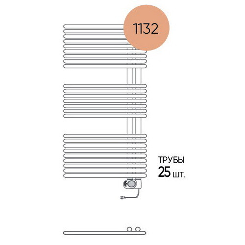 Электрический полотенцесушитель Lazzarini E-Garda 600W белый прямой (витринный экземпляр) Электрический полотенцесушитель Lazzarini E-Garda 600W белый прямой (витринный экземпляр)
