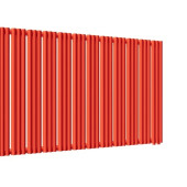Стальной трубчатый радиатор отопления Empatiko Takt R1-1912-500 Scarlet Red