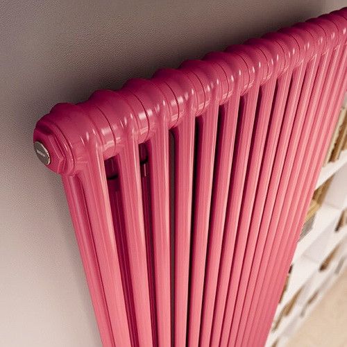 Стальной трубчатый радиатор отопления IRSAP TESI 21800 T30 8 секций, красный