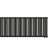 Стальной трубчатый радиатор отопления Empatiko Takt LR2-1432-300 Coal Black