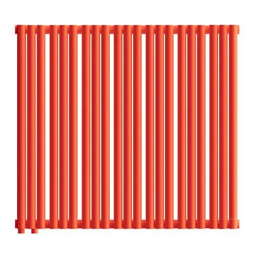 Стальной трубчатый радиатор отопления Empatiko Takt L1-832-500 Scarlet Red Стальной трубчатый радиатор отопления Empatiko Takt L1-832-500 Scarlet Red