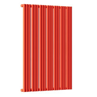 Стальной трубчатый радиатор отопления Empatiko Takt S1-832-1750 Scarlet Red